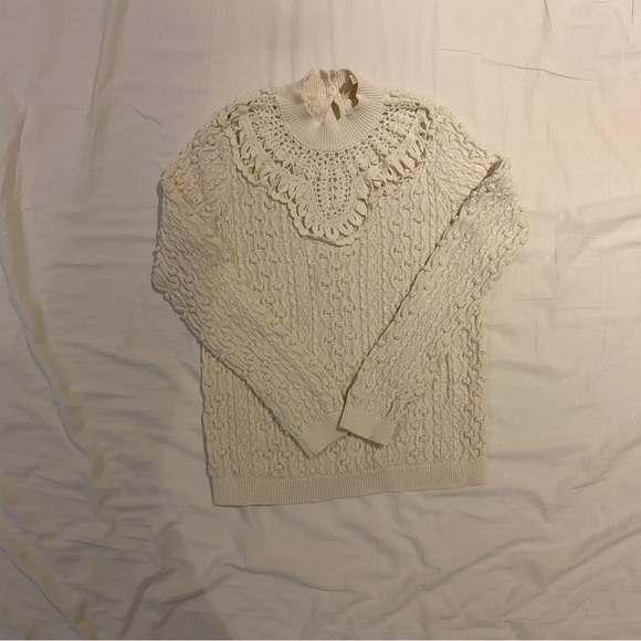 Sézane Alessandro Cream Top XXS - Picture 5 of 6